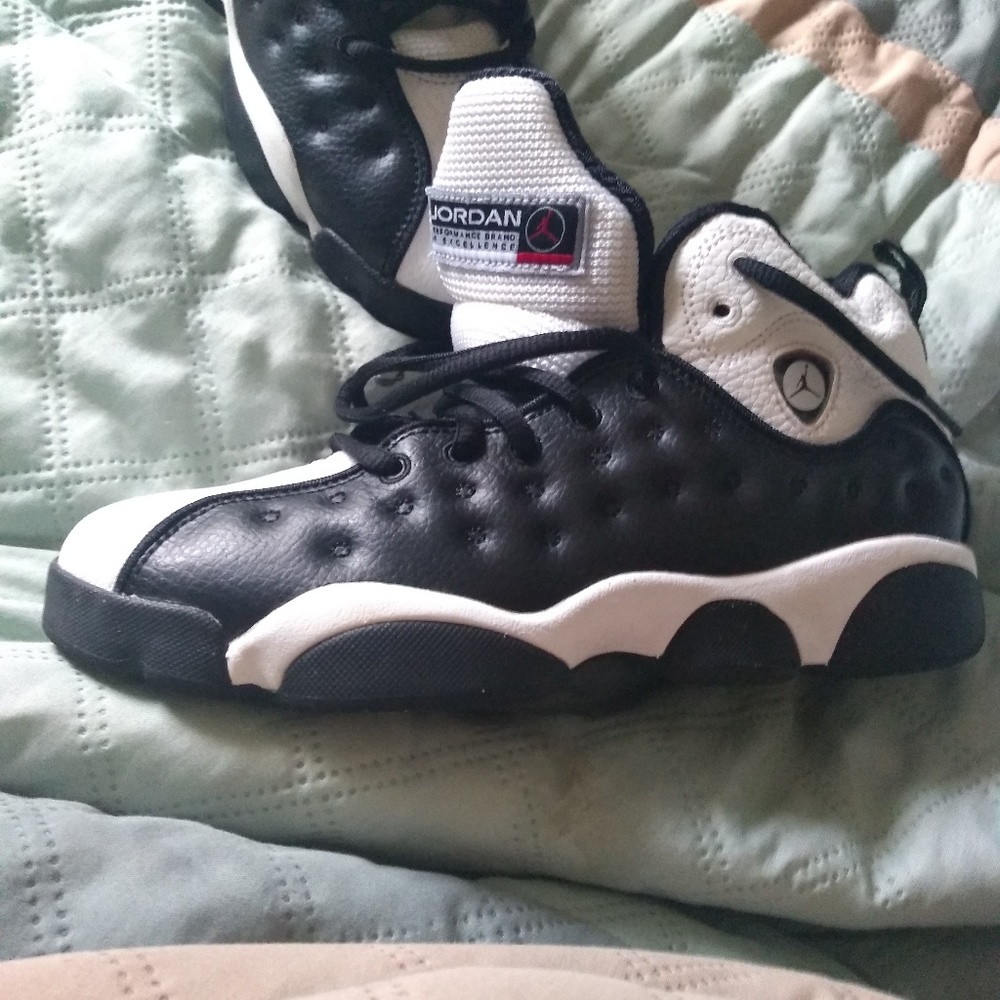 Black and White Jordans
